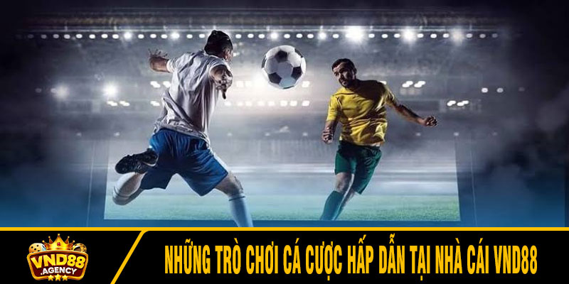 Những trò chơi cá cược hấp dẫn tại nhà cái VND88